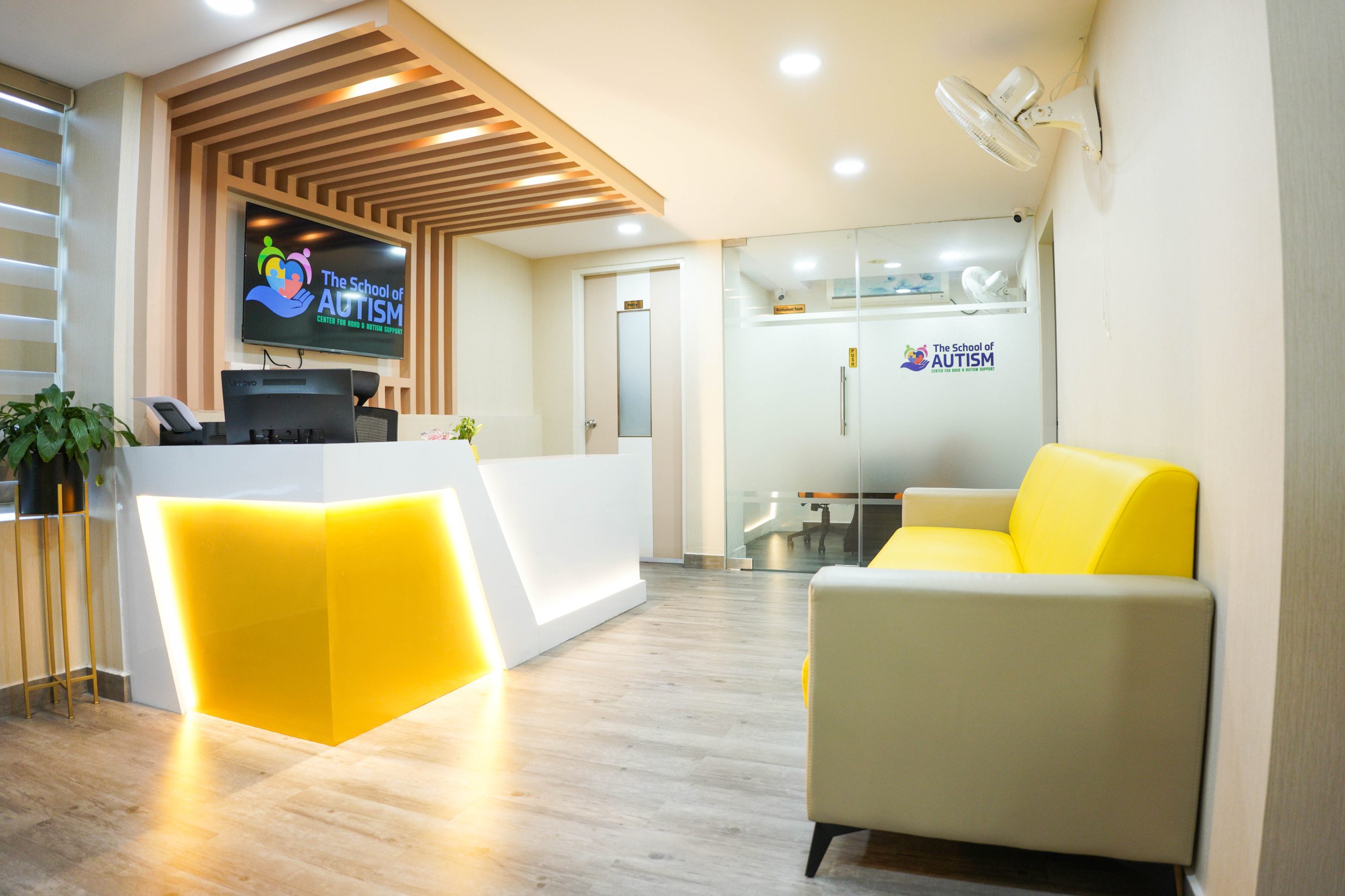 Child learning at The School of AUTISM